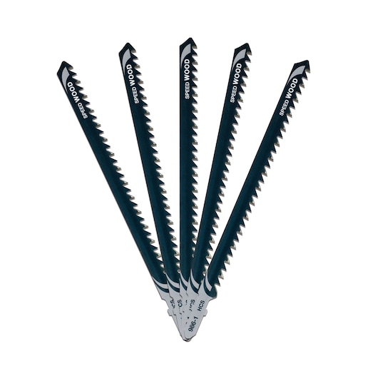 116mm T-Shank HCS Jigsaw Blade Wood (T344D) (5 Pk)