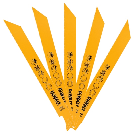 203mm 18TPI Metal Bi-Metal Reciprocating Blade (5 Pk)