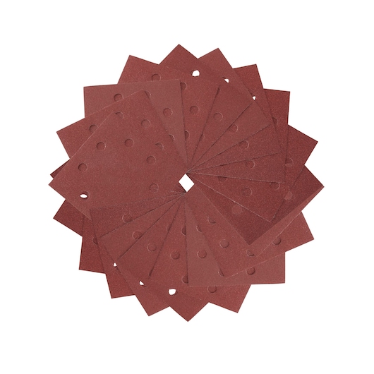 1/4 Sheet 115mm x 115mm 40P Multi-Purpose Sandpaper (25 Pk)
