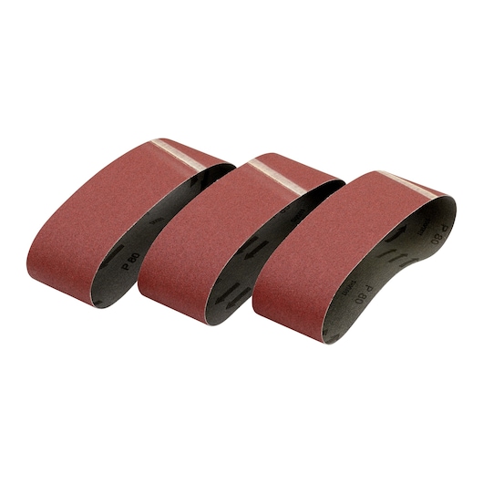 75mm x 533mm 60P Multi-Purpose Sanding Belt (3 Pk)