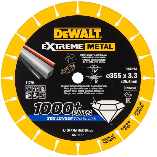 EXTREME® 355mm x 25.4mm x 3.3mm Diamond Disc