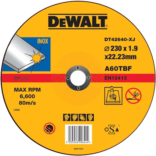 Standard Stainless / Inox Cutting Disc