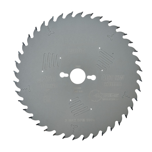 EXTREME® 250mm x 30mm 40T Workshop Circular Saw Blade