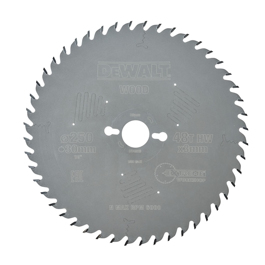 EXTREME® 250mm x 30mm 48T Workshop Circular Saw Blade