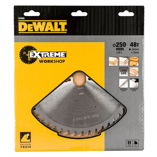 EXTREME® 250mm x 30mm 48T Workshop Circular Saw Blade