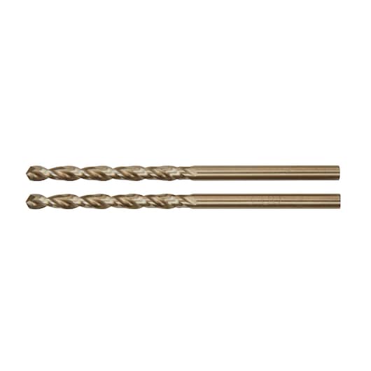 EXTREME® 5mm x 57mm HSS-E Cobalt Alloy Steel Metal Drill Bit (2 Pk)