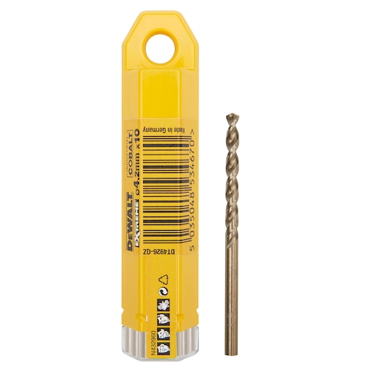 EXTREME® 4.2mm x 75mm HSS-E Cobalt Alloy Steel Metal Drill Bit (10 Pk)