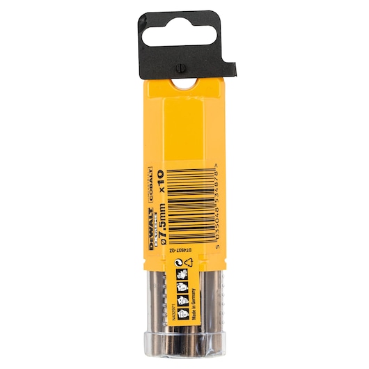 EXTREME® 7.5mm x 109mm HSS-E Cobalt Alloy Steel Metal Drill Bit (10 Pk)