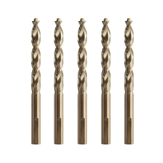 EXTREME® 12mm x 151mm HSS-E Cobalt Alloy Steel Metal Drill Bit (5 Pk)