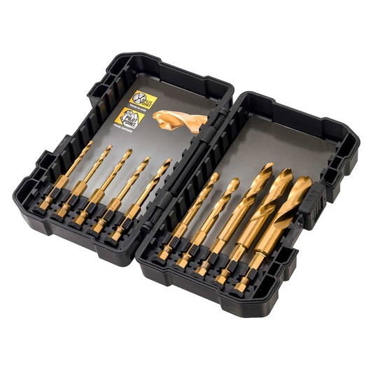 Impact Titanium Coated Metal Drilling Set in Small TOUGHCASE®+