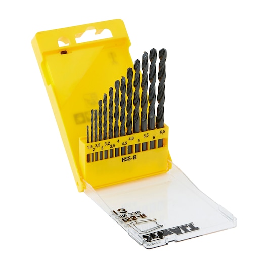 HSS-R Black Oxide Metal Drill Bit Set (13 pcs.)