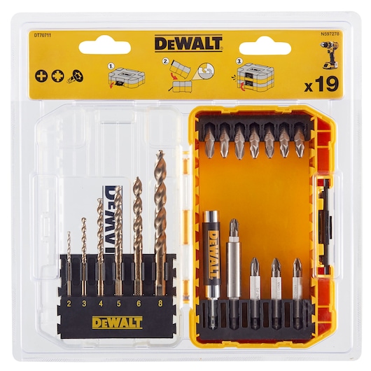 EXTREME® Metal Drill Drive Set in Small TOUGHCASE®+ (19 pcs.)