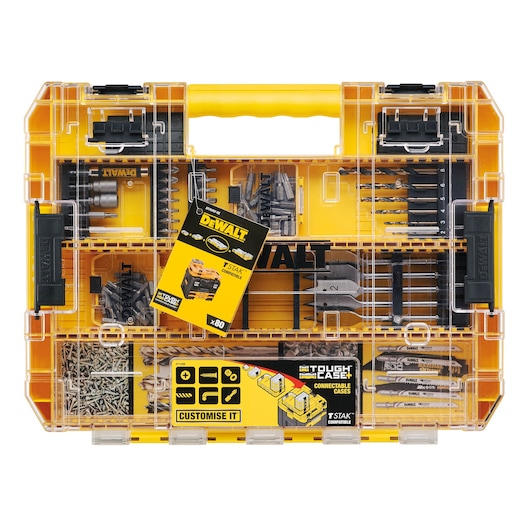 Drill Drive Set in Large TOUGHCASE®+ (80 pcs.)