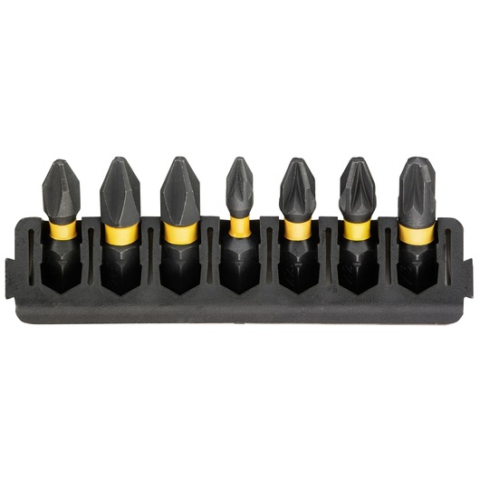 This is a DEWALT 7 PIECE 25MM PHILLIPS & POZI MIX BAR FLEXTORQ