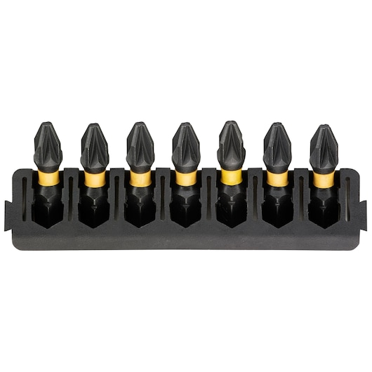 This is a DEWALT 7 PIECE 25MM PZ2 BAR FLEXTORQ