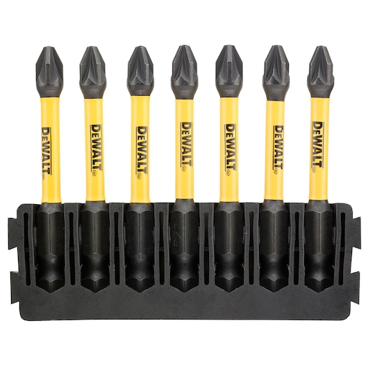 This is a DEWALT 7 PIECE 57MM PZ2 BAR FLEXTORQ