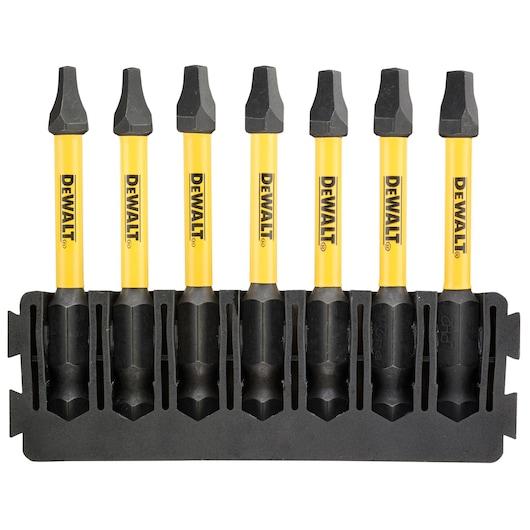 This is a DEWALT 7 PIECE 57MM SQUARE MIX BAR FLEXTORQ