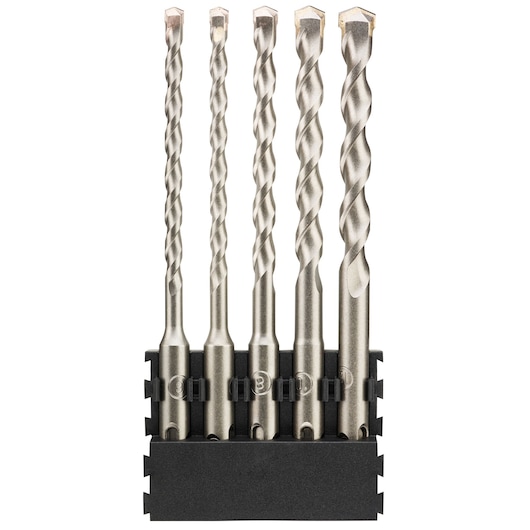 THIS IS A DEWALT 5 PIECE SDS PLUS MASONRY DRILL BIT MIX BAR