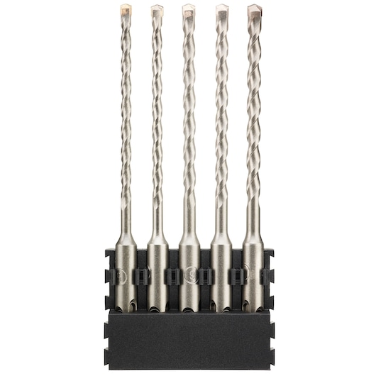 THIS IS A DEWALT 5 PIECE SDS PLUS MASONRY DRILL BIT MIX BAR