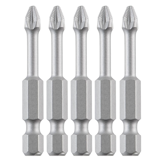 50mm PZ1 Screwdriver Bit (5 Pk)