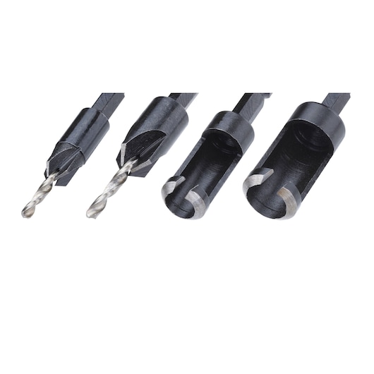 Plug Cutter and Countersink Set (4 pcs.)