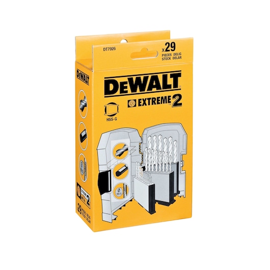 EXTREME® HSS-G Gold Ferrous Metal Drill Bit Set (29 pcs.)