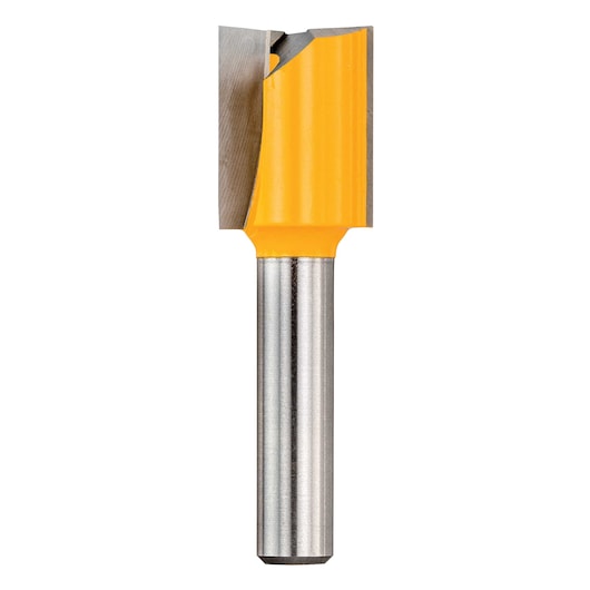 16mm x 8mm Tungsten Carbide Tipped (TCT) Straight Cutter Double EDGEd Wood Router Bit