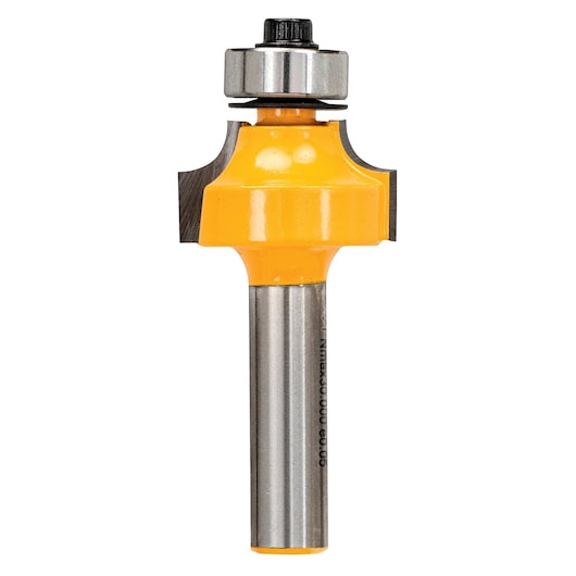 22.7mm x 8mm Tungsten Carbide Tipped (TCT) Rounding Over Double EDGEd Wood Router Bit
