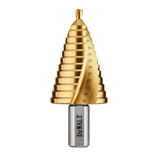 5mm - 35mm Metal Titanium Step Drill Bit