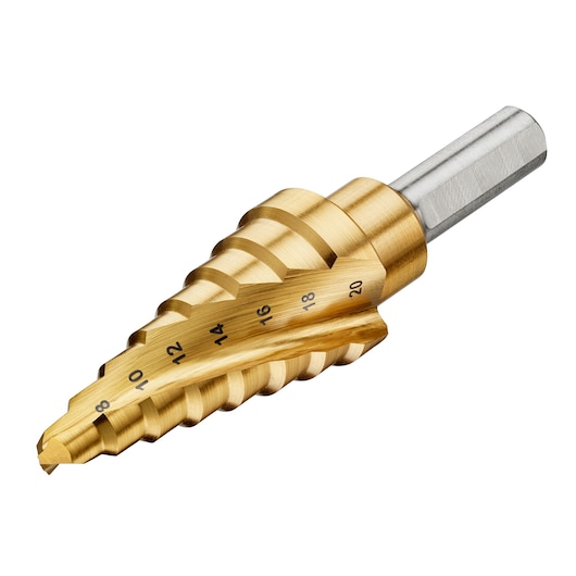 6mm - 20mm Metal Titanium Step Drill Bit