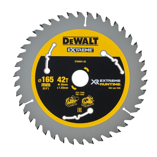 EXTREME RUNTIME 165mm x 20mm 42T Circular Saw Blade