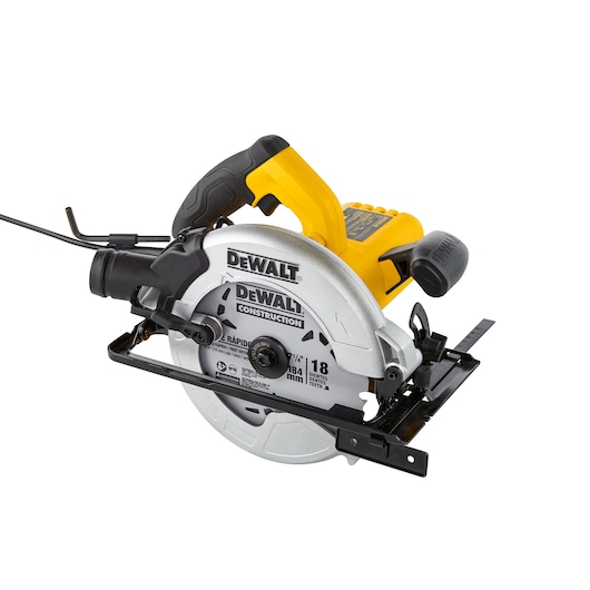Corded Circular Saw in Angle View