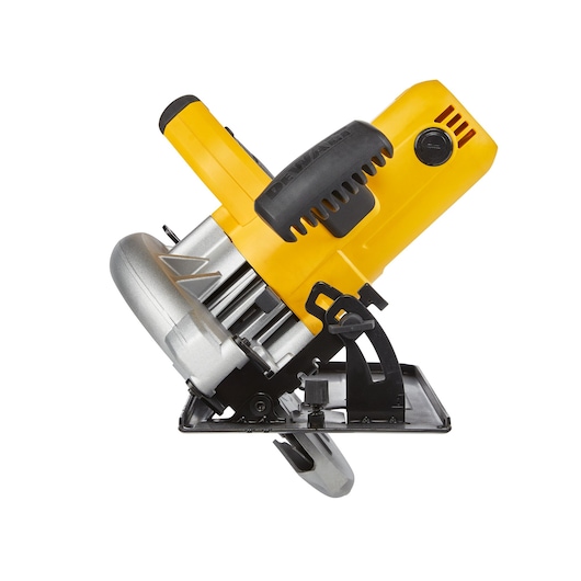 Corded Circular Saw Showing Bevel Cutting Guide