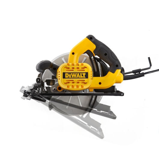 Corded Circular Saw Showing Adjustable Height Shoe