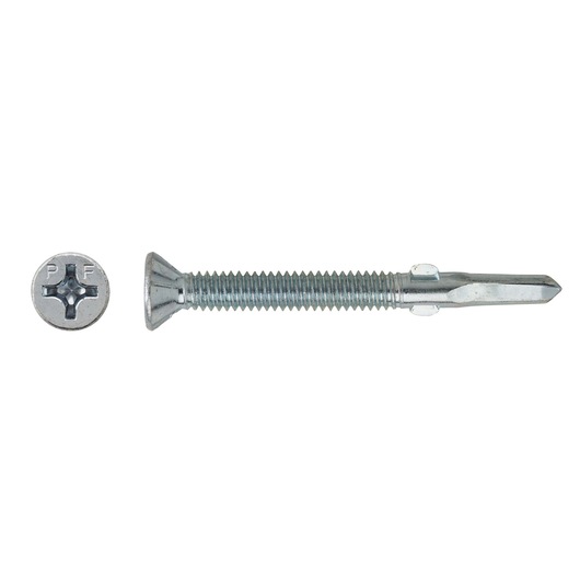 500 x SD Screw 65x5.5mm Countersunk Head - #5 Point with Wings
