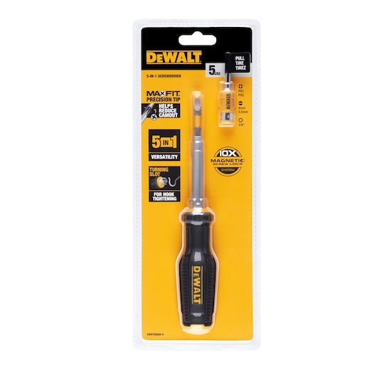 MAX FIT® 6-in-1 Multi-Bit Screwdriver