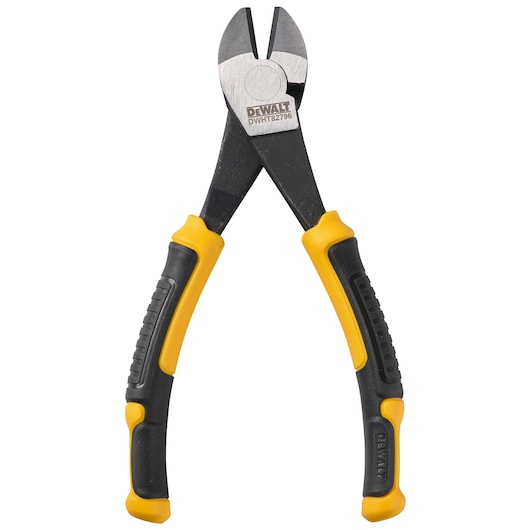 DEWALT 6 IN / 150MM LASER HARDENED DIAGONAL PLIERS on White