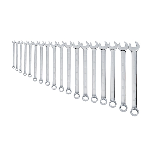 Full Metric Combination Wrench Set (18 pcs.)