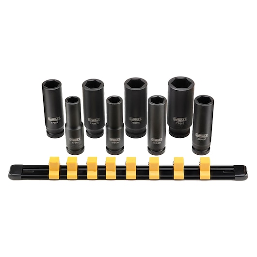 1/2" 6-point Impact Socket Set (7 pcs.)