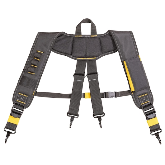 DEWALT PROFESSIONAL TOOL BELT SUSPENDERS FRONT FACING