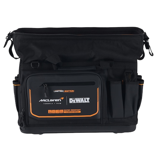 DEWALT/McLaren Tool Bag open