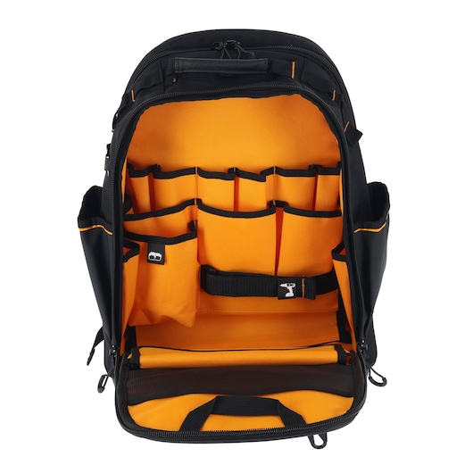 Limited Editon DEWALT/McLaren Backpack 3/4 front view