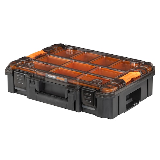 Limited Editon DEWALT/McLaren TSTAK 3-IN-1 Rolling Workshop clear-lid organiser