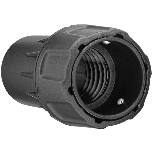 Universal quick connector for DEWALT dust extractors.